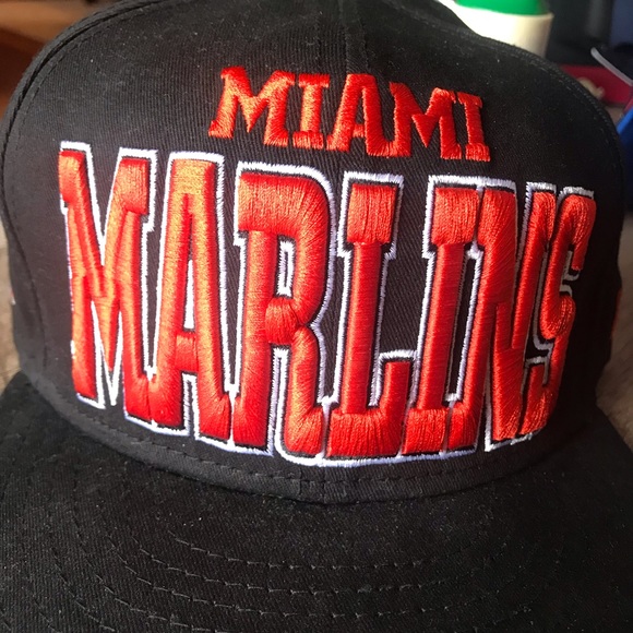 Miami Marlins flat brim hat - Picture 2 of 8